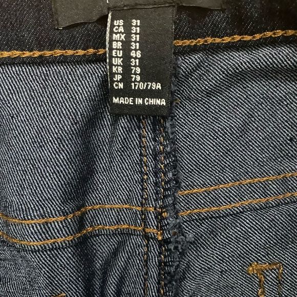 Forever 21 Jeans Women’s US 31 Blue Denim Skinny Ankle Dark Wash Pant New - Picture 2 of 7